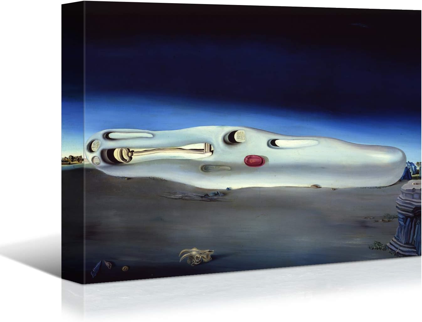 Brusheslife Surrealist Canvas: Dalí-Inspired Masterpiece for Wall Art