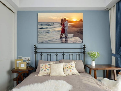 Personalized Photo Art by Brusheslife: Custom Canvas Prints with Solid Wood Frame