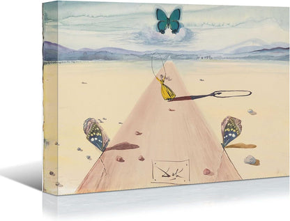 Surreal Elegance: Gallery-Wrapped Dalí Canvas by Brusheslife