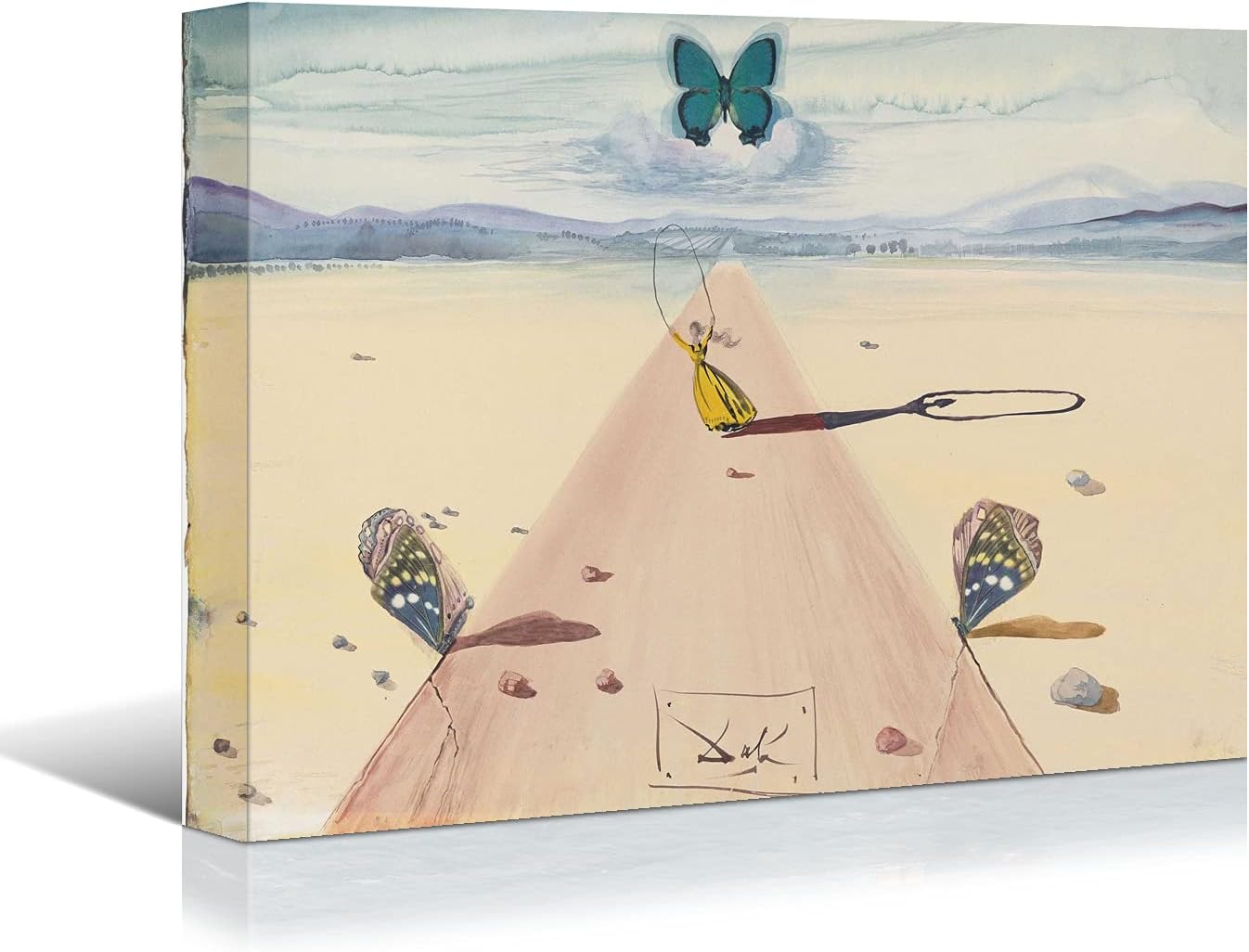 Brusheslife Surrealist Canvas: Dalí-Inspired Masterpiece for Wall Art