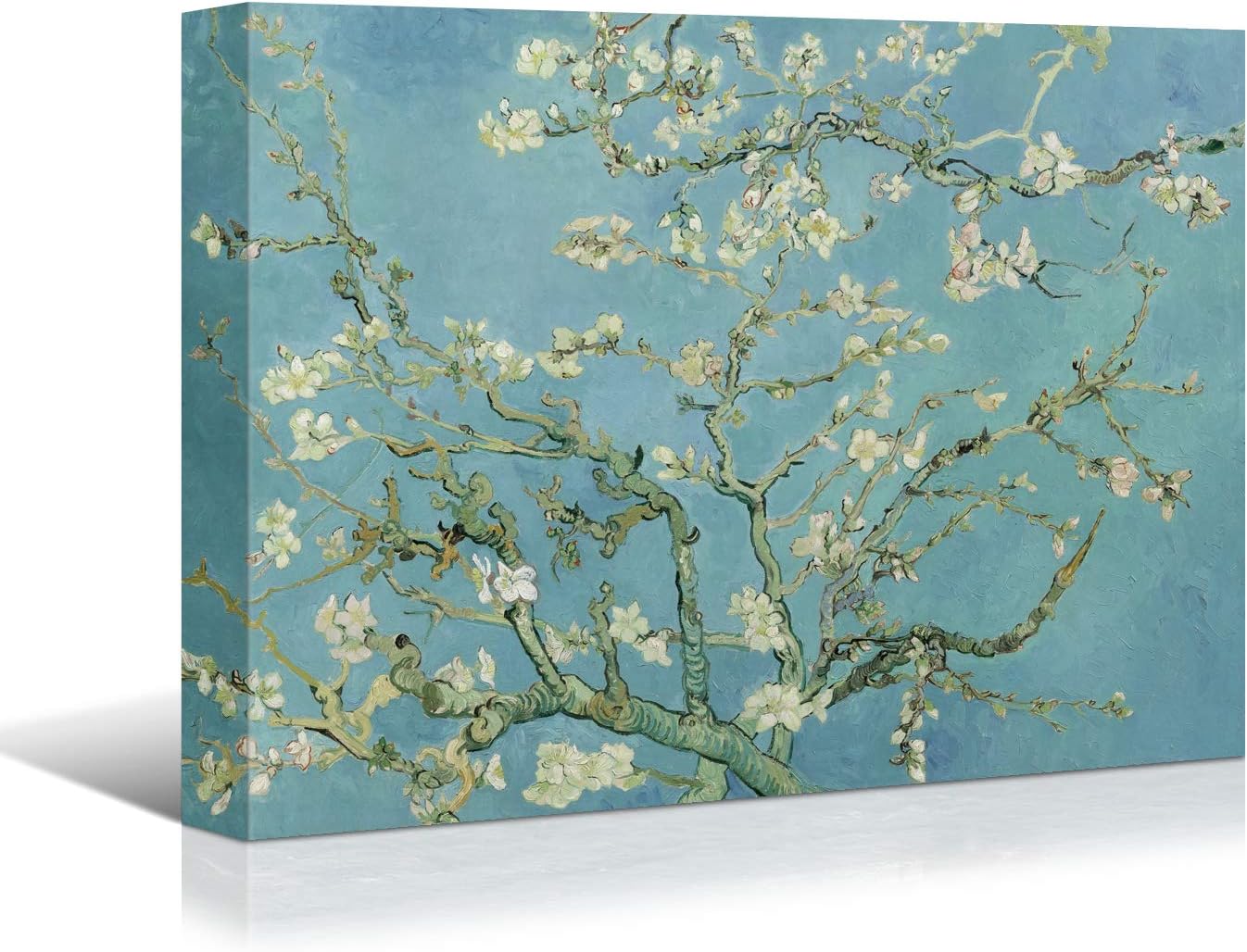 Brusheslife Almond Blossom Art: Van Gogh's Floral Masterpiece on Canvas