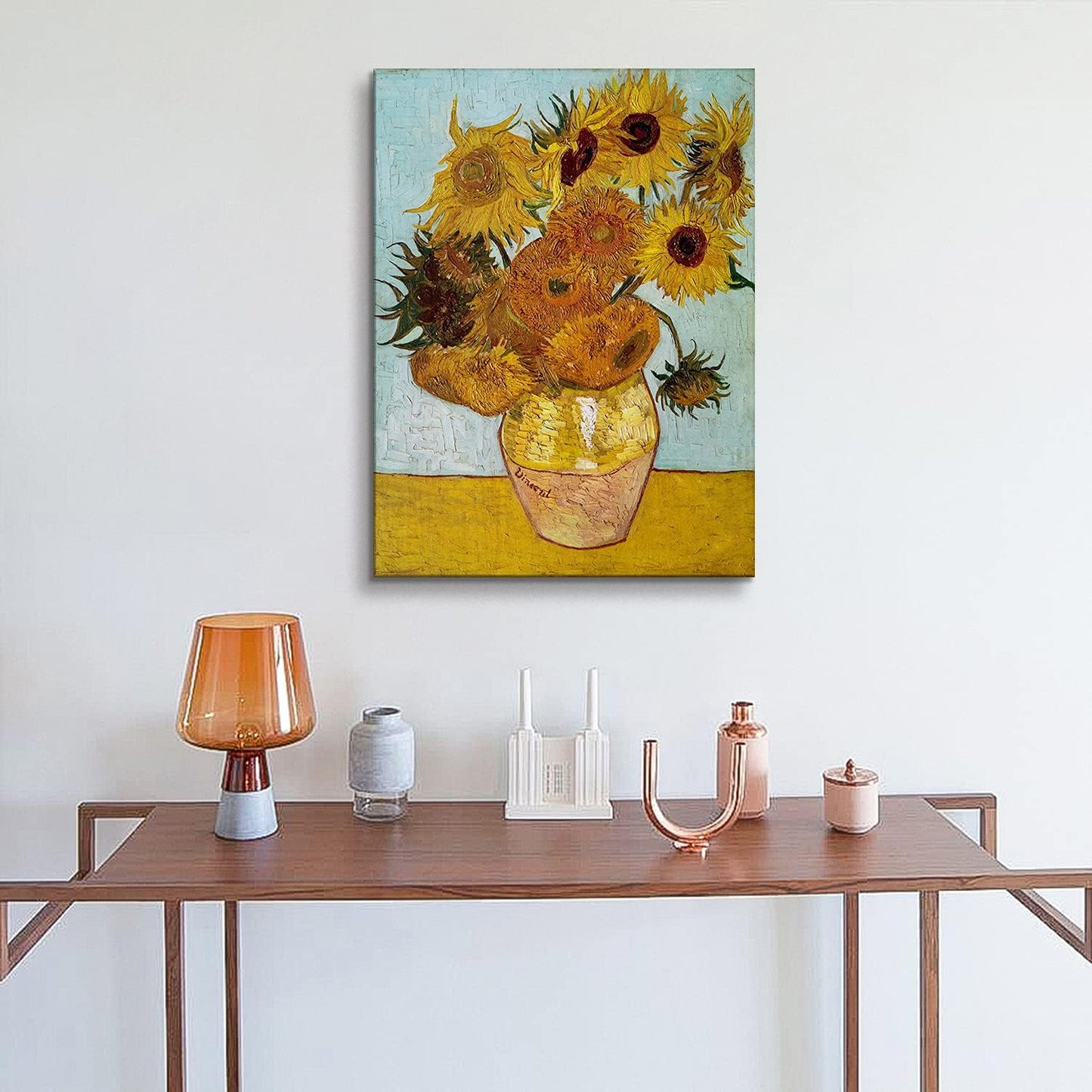 Brusheslife Canvas Art: Van Gogh's Sunflowers - A Gallery-Wrapped Masterpiece