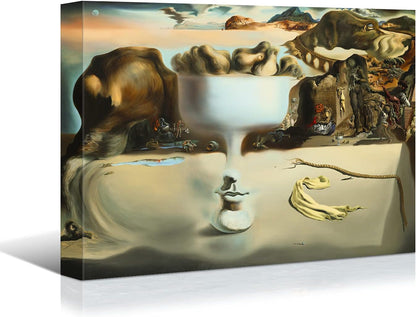 Brusheslife Surrealist Canvas: Dalí-Inspired Masterpiece for Wall Art