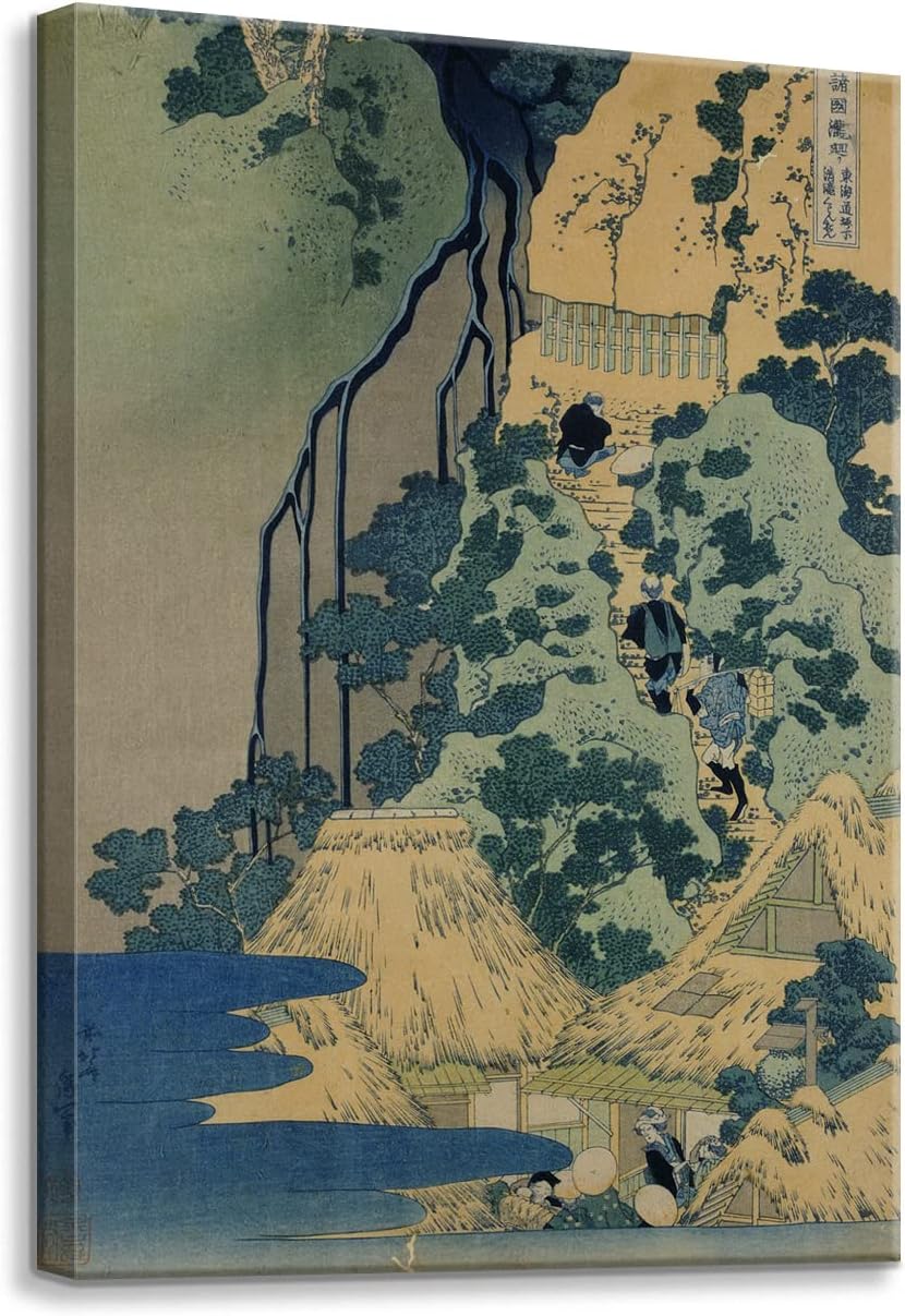 Brusheslife Canvas Art: Hokusai's Eight Views of Edo Reproduction