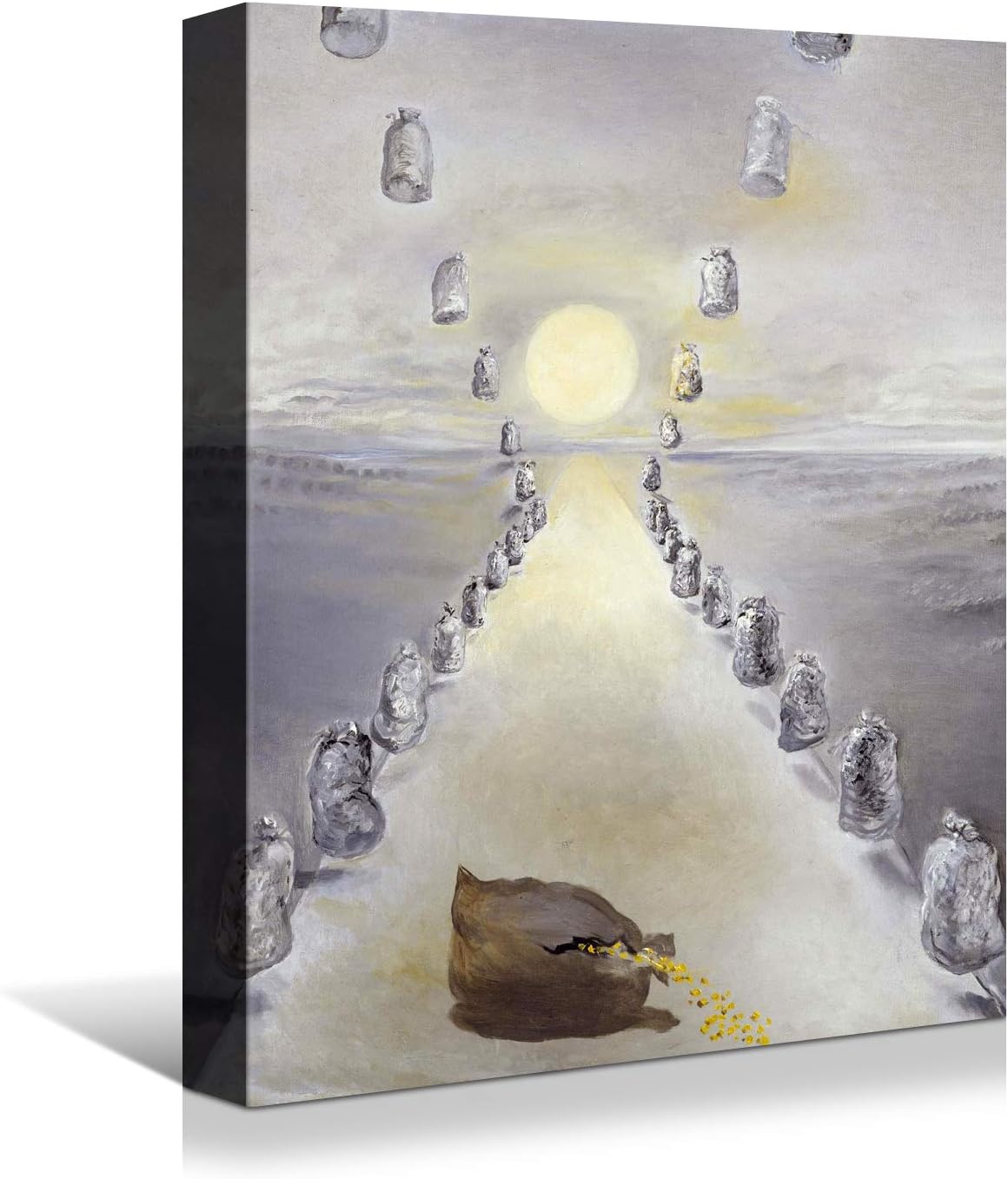 Brusheslife Surrealist Canvas: Dalí-Inspired Masterpiece for Wall Art