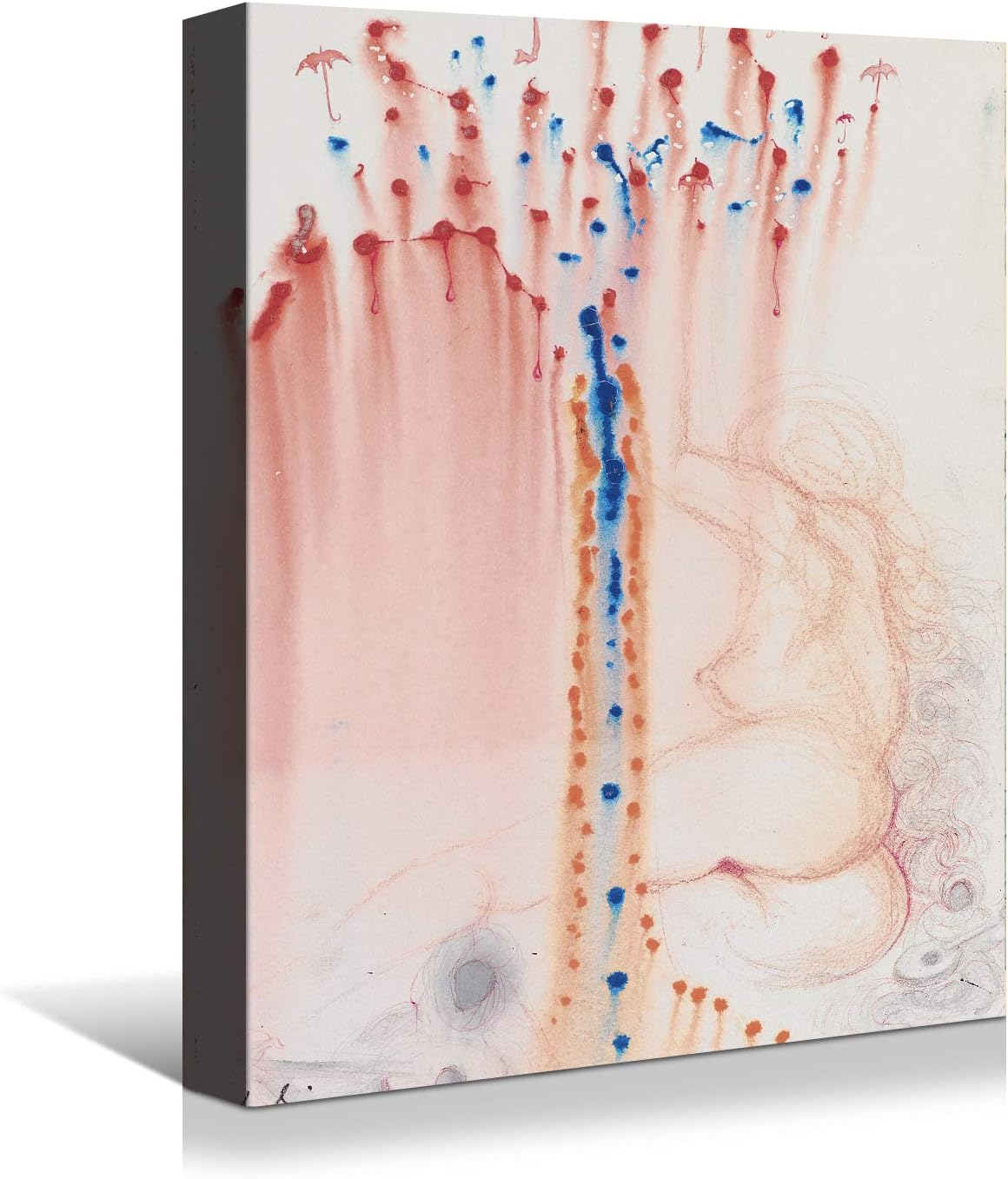 Surreal Elegance: Gallery-Wrapped Dalí Canvas by Brusheslife