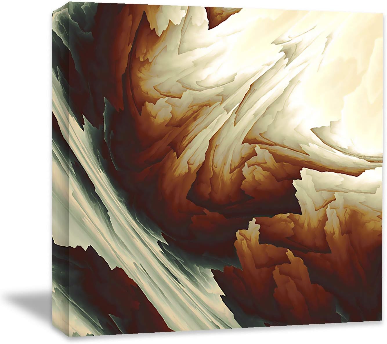 Elegant Stone Texture by Brusheslife - Abstract Canvas Art for Living Room, Bedroom, and Office