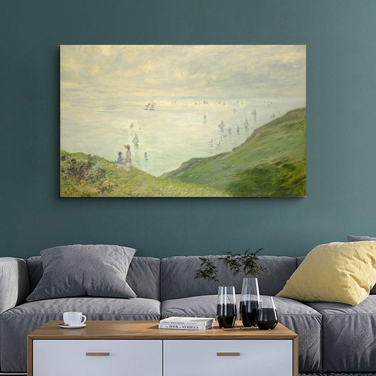 Brusheslife Wall Decor: Monet-Inspired Boats on River Giclee Print