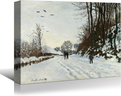 Brusheslife Canvas Art: Monet's The Promenade at Argenteuil Reproduction