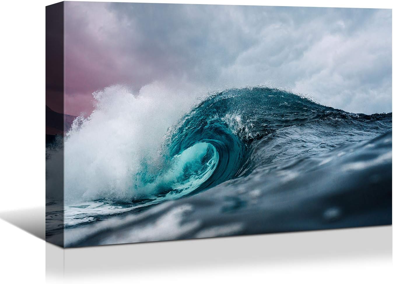 Brusheslife Ocean Art: Blue Sea Waves Canvas Prints for Home Decor