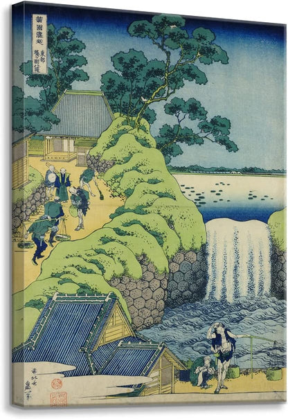 Brusheslife Canvas Art: Hokusai's Eight Views of Edo Reproduction