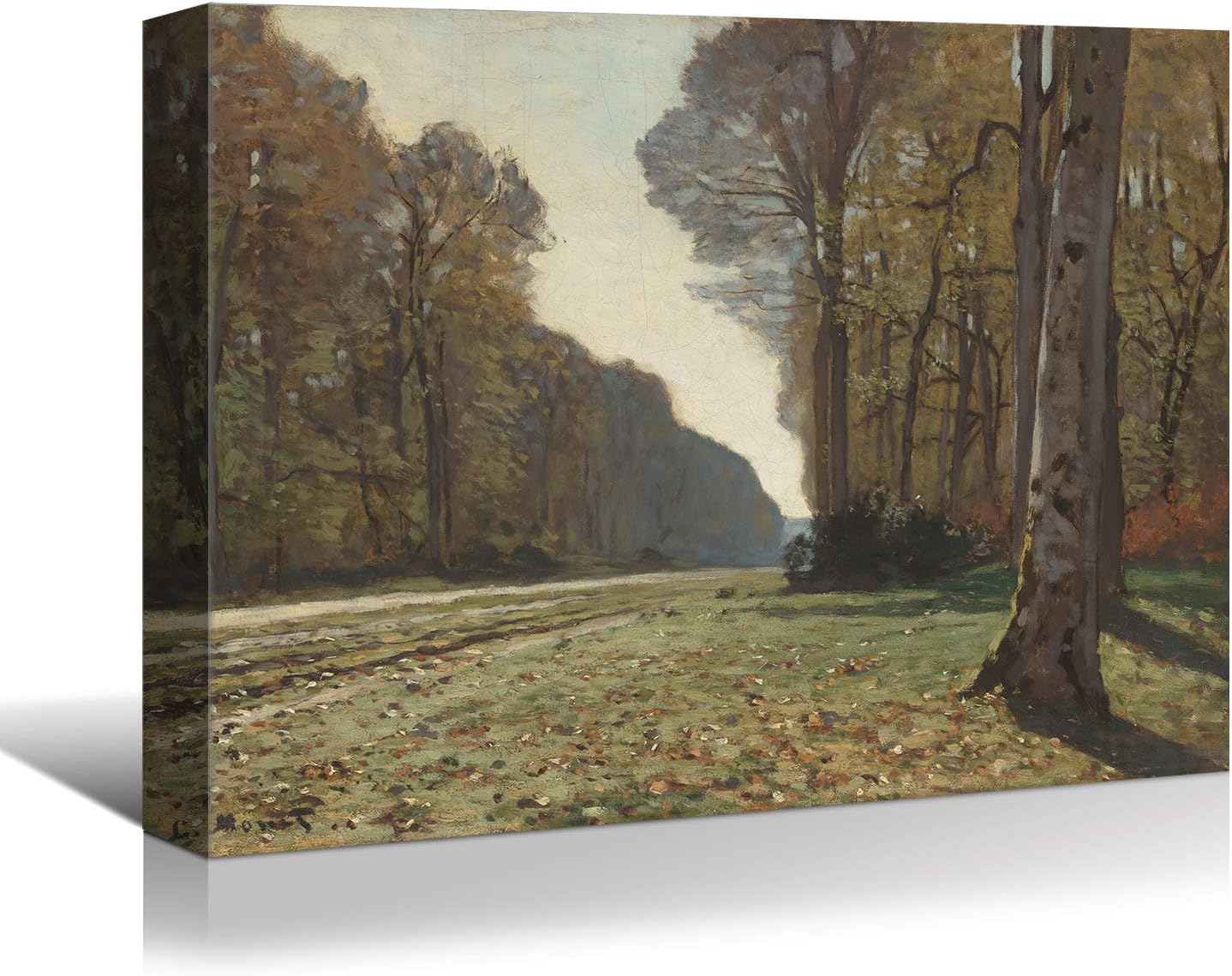 Classic Monet for Your Wall: Brusheslife Canvas Art of Vetheuil Landscape