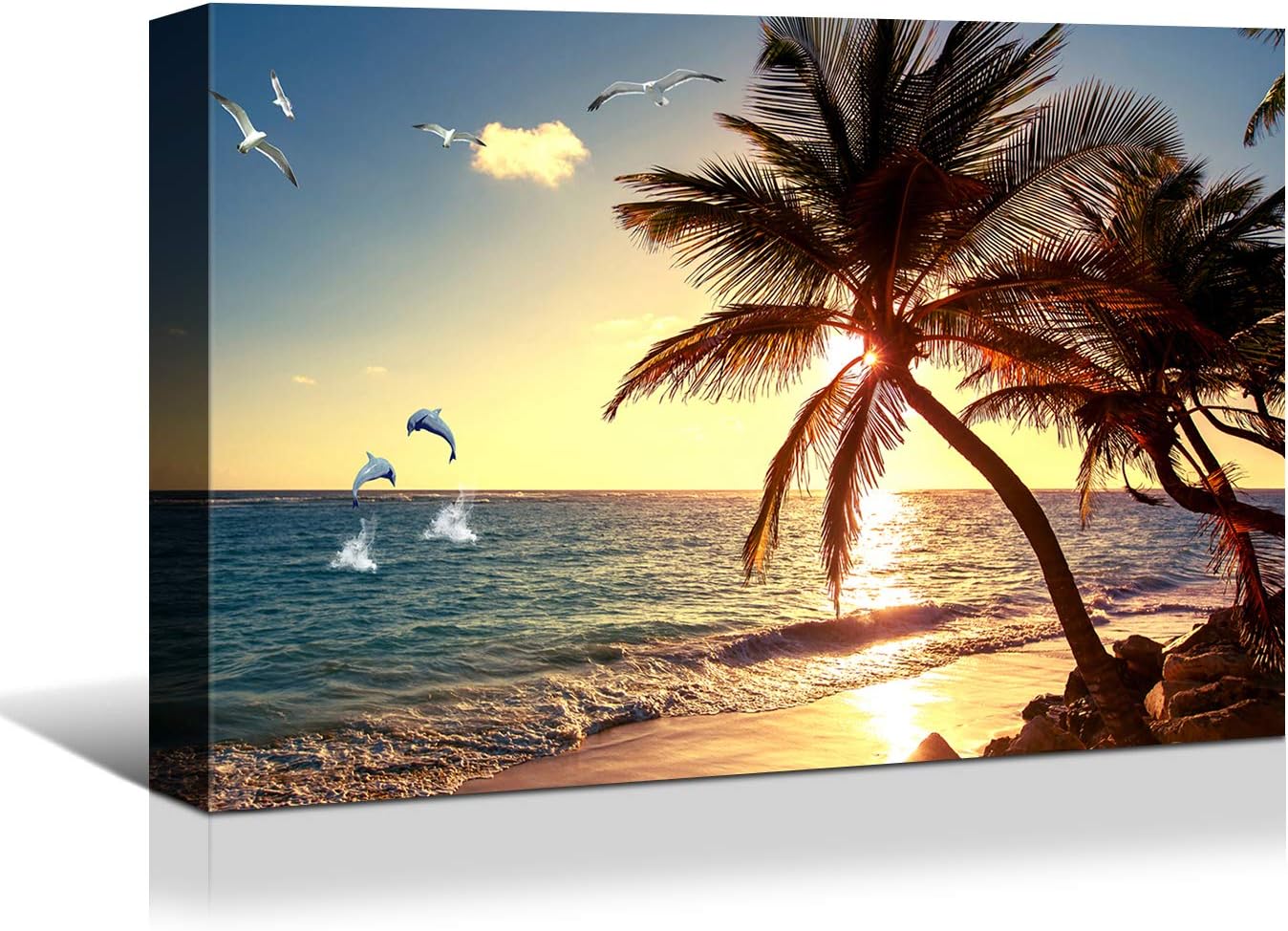 Soothing Seascapes: Blue Sea Waves Canvas from Brusheslife