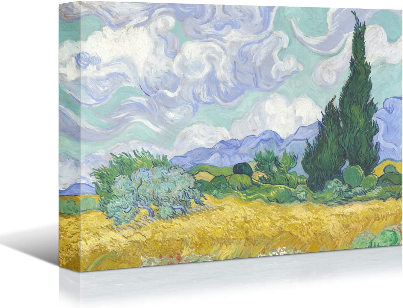 Brusheslife Starry Night: Van Gogh's Masterpiece on Gallery-Wrapped Canvas