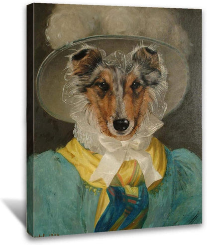 Charming Animal Portraits by Brusheslife - Fun Canvas Paintings for Children's Living Spaces and Bedrooms