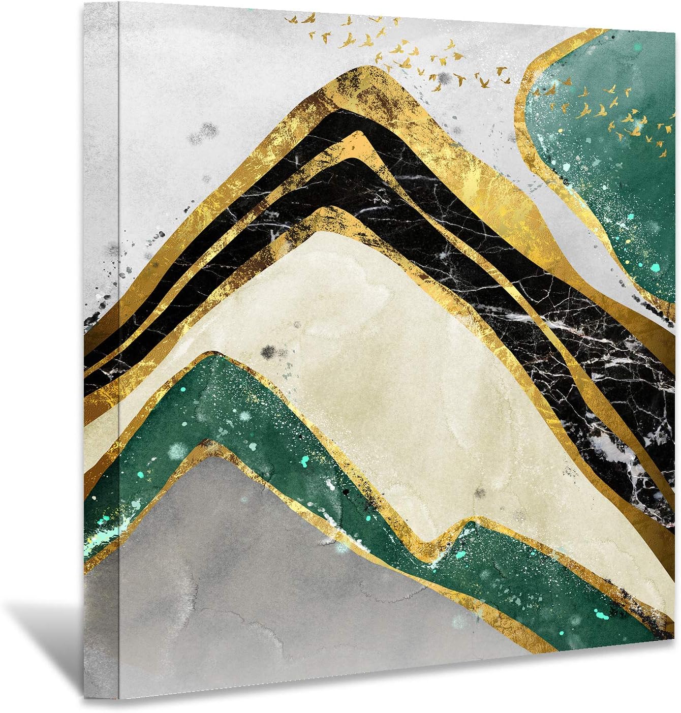 Elegant Stone Texture by Brusheslife - Abstract Canvas Art for Living Room, Bedroom, and Office