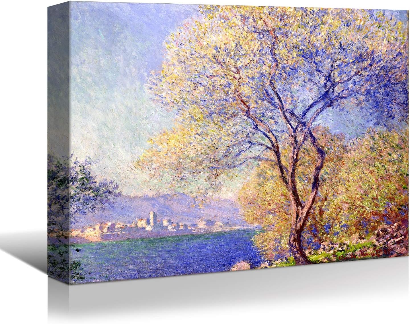 Brusheslife Canvas Art: Monet's Green Forest by the Seine Reproduction