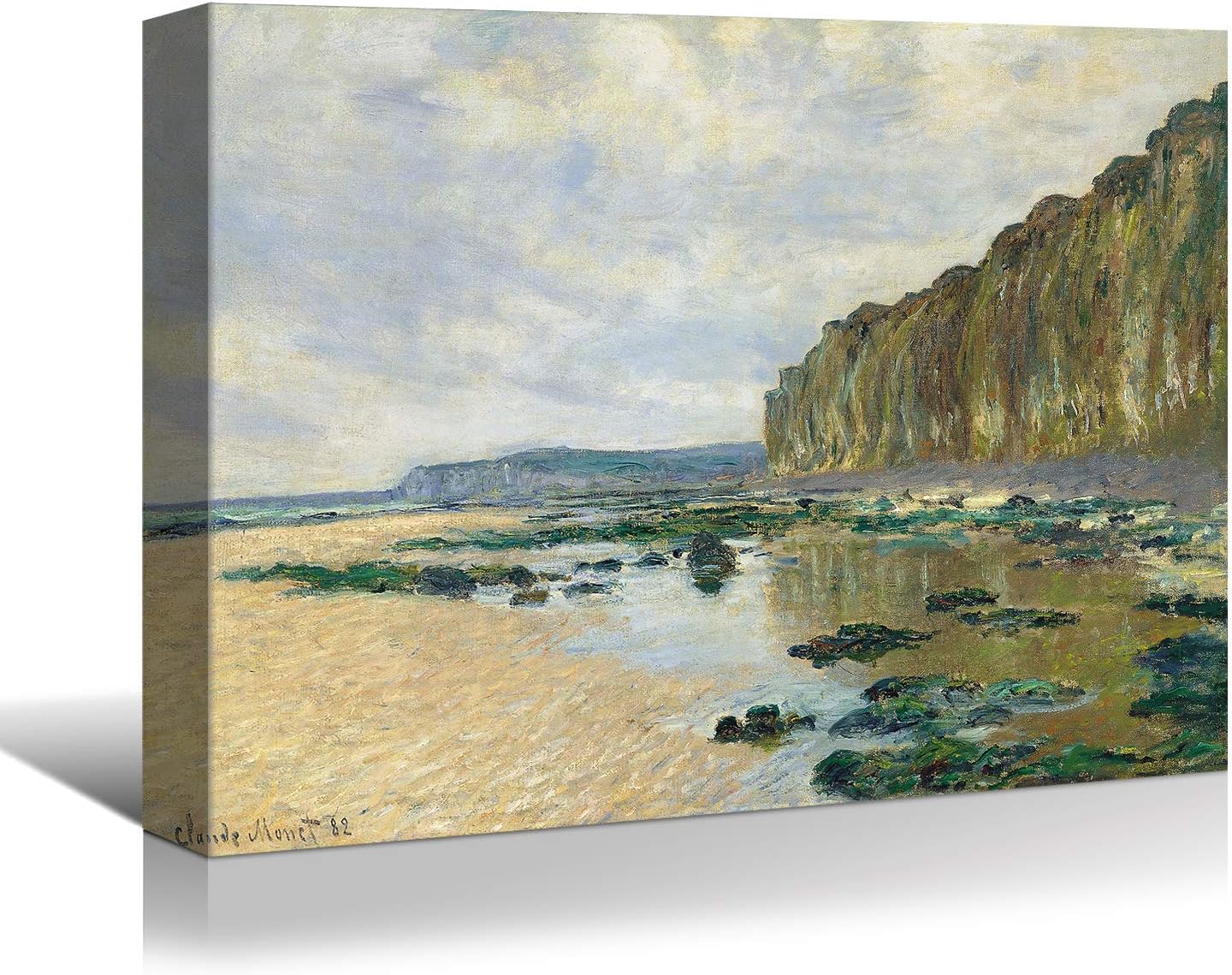 Classic Monet for Your Wall: Brusheslife Canvas Art of Vetheuil Landscape