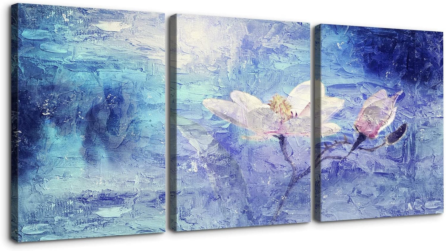 Home Wall Art: Brusheslife's Set of 3 Abstract Canvas Prints