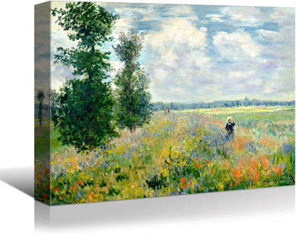 Brusheslife Canvas Art: Monet's Green Forest by the Seine Reproduction