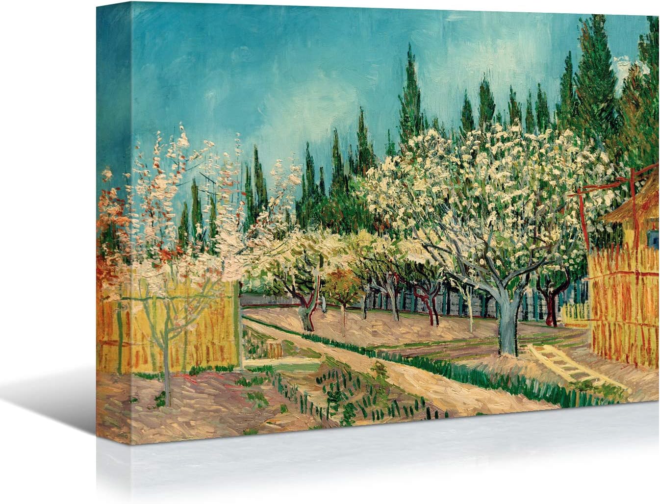 Brusheslife Almond Blossom Art: Van Gogh's Floral Masterpiece on Canvas