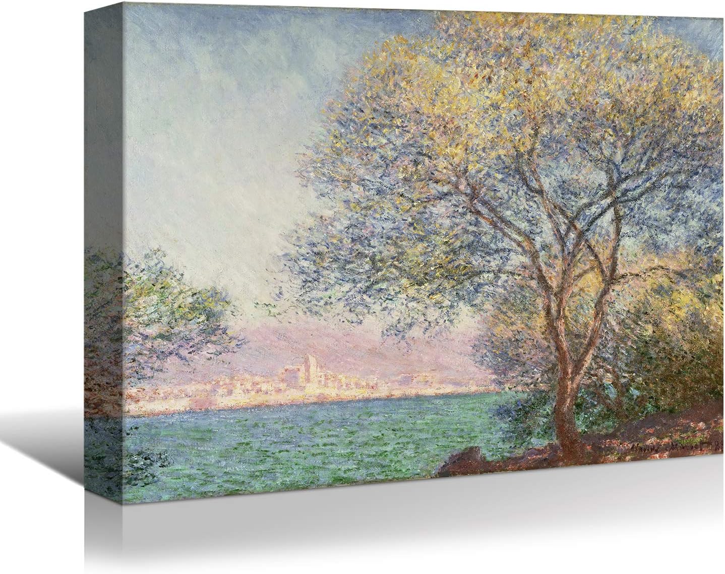 Classic Monet for Your Wall: Brusheslife Canvas Art of Vetheuil Landscape