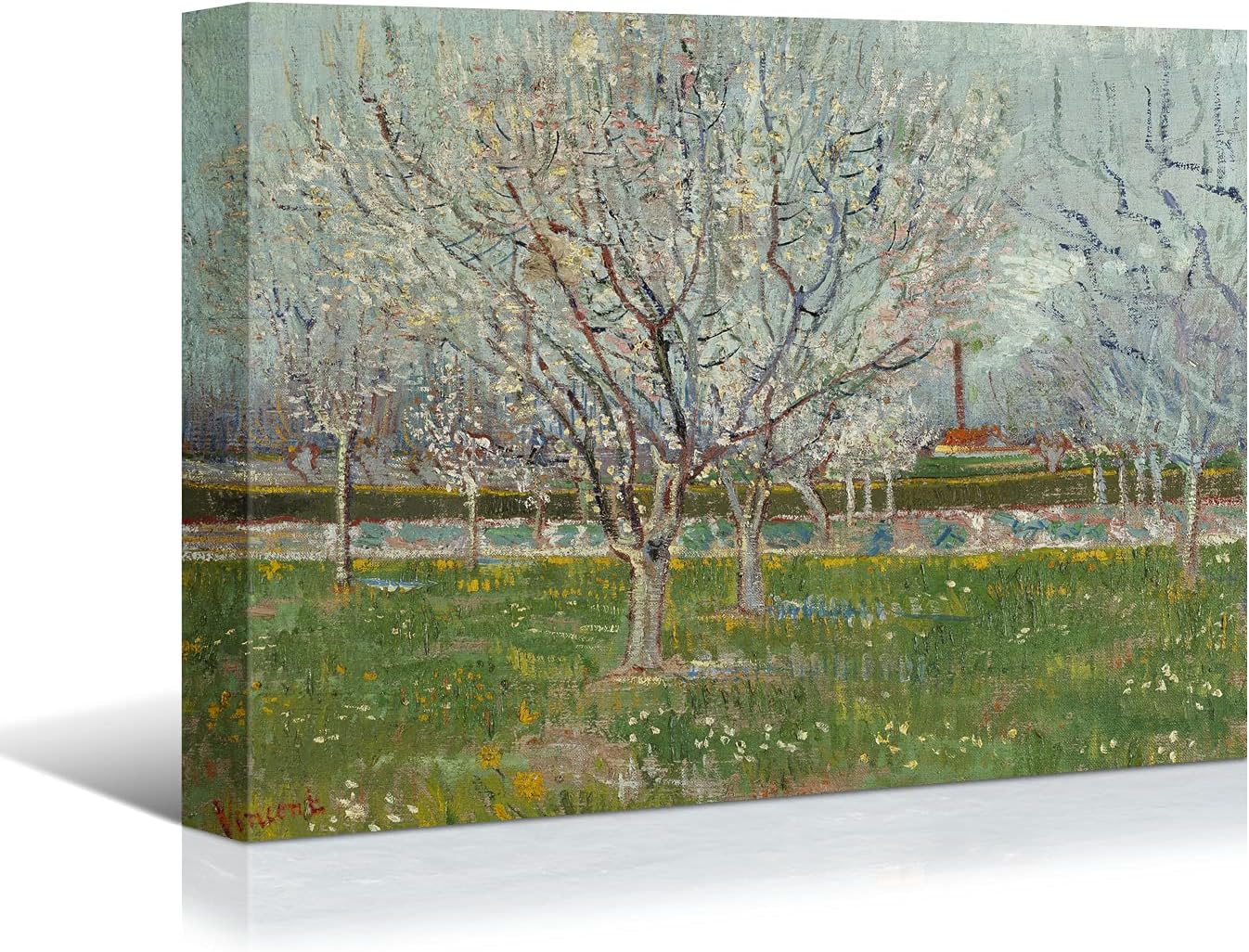 Brusheslife Starry Night: Van Gogh's Masterpiece on Gallery-Wrapped Canvas